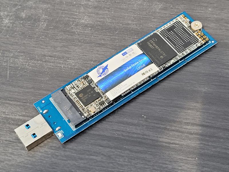 USB Adapterplatine für SSD M2